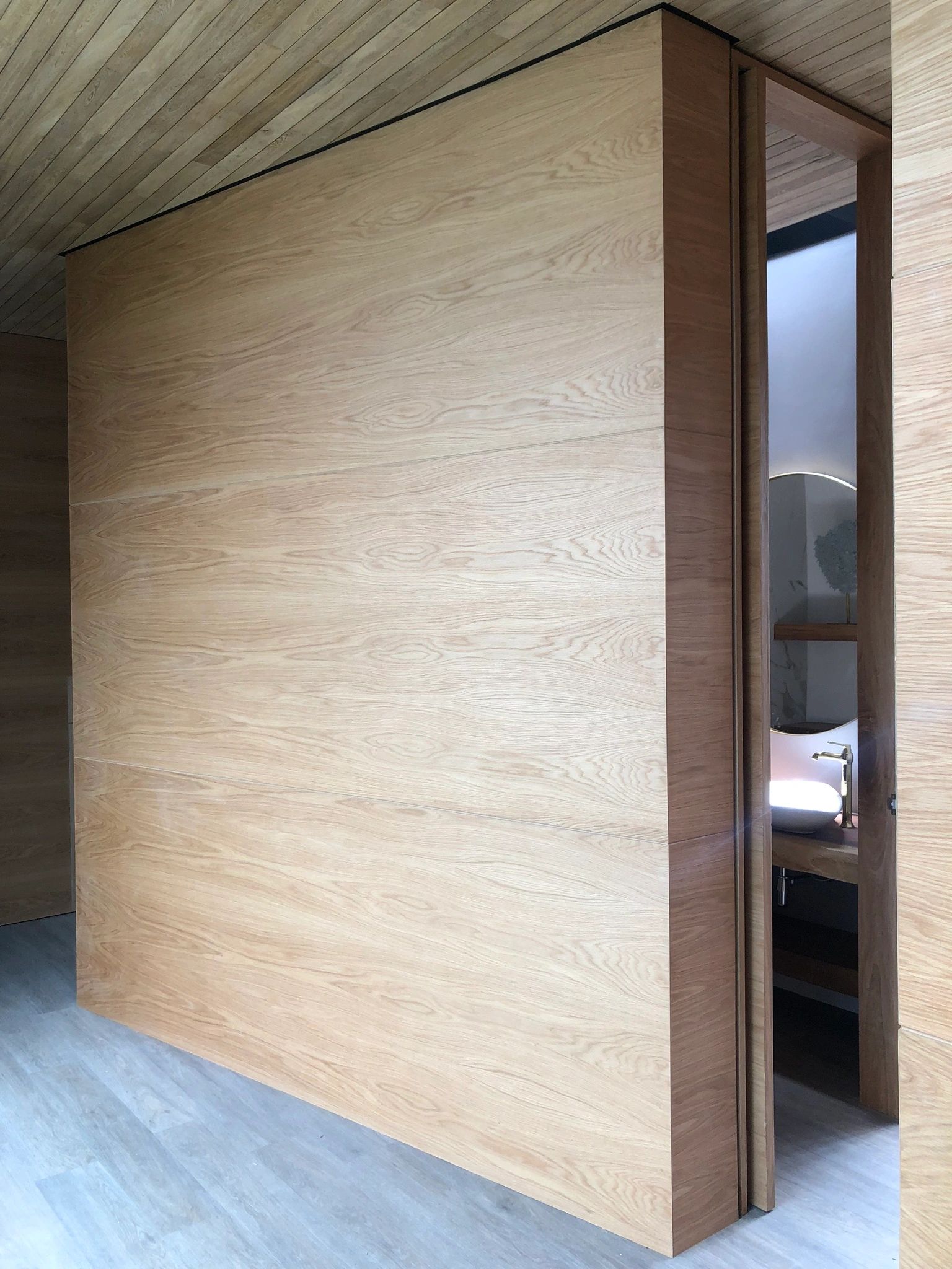 Enchape de madera roble 